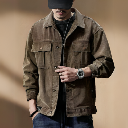 Sawyer Khaki Corduroy Jacket