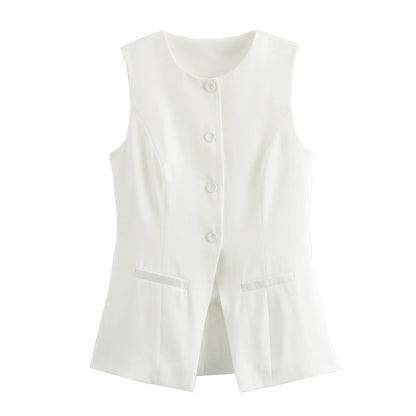 Vivienne Longline Tailored Waistcoat