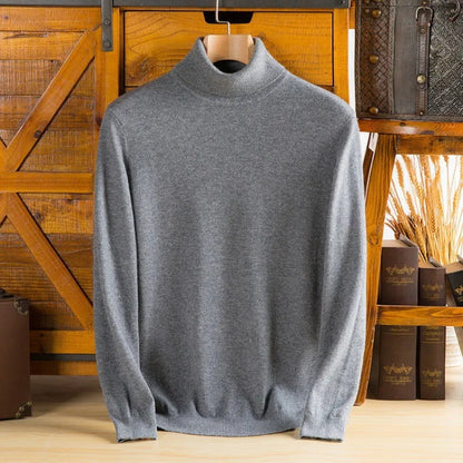 Monte Ombre Cashmere Turtleneck Sweater