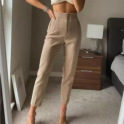 Darcy High-Waist Office Trousers