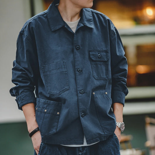 Dennis Oversized Workwear Utility Jacket