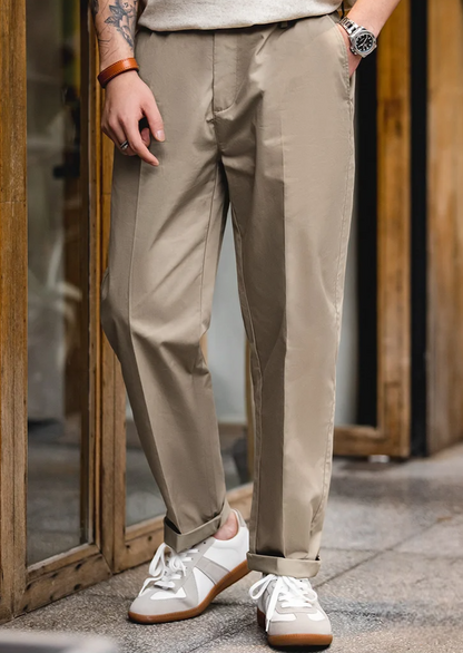 Henry Straight-fit Tapered Trousers