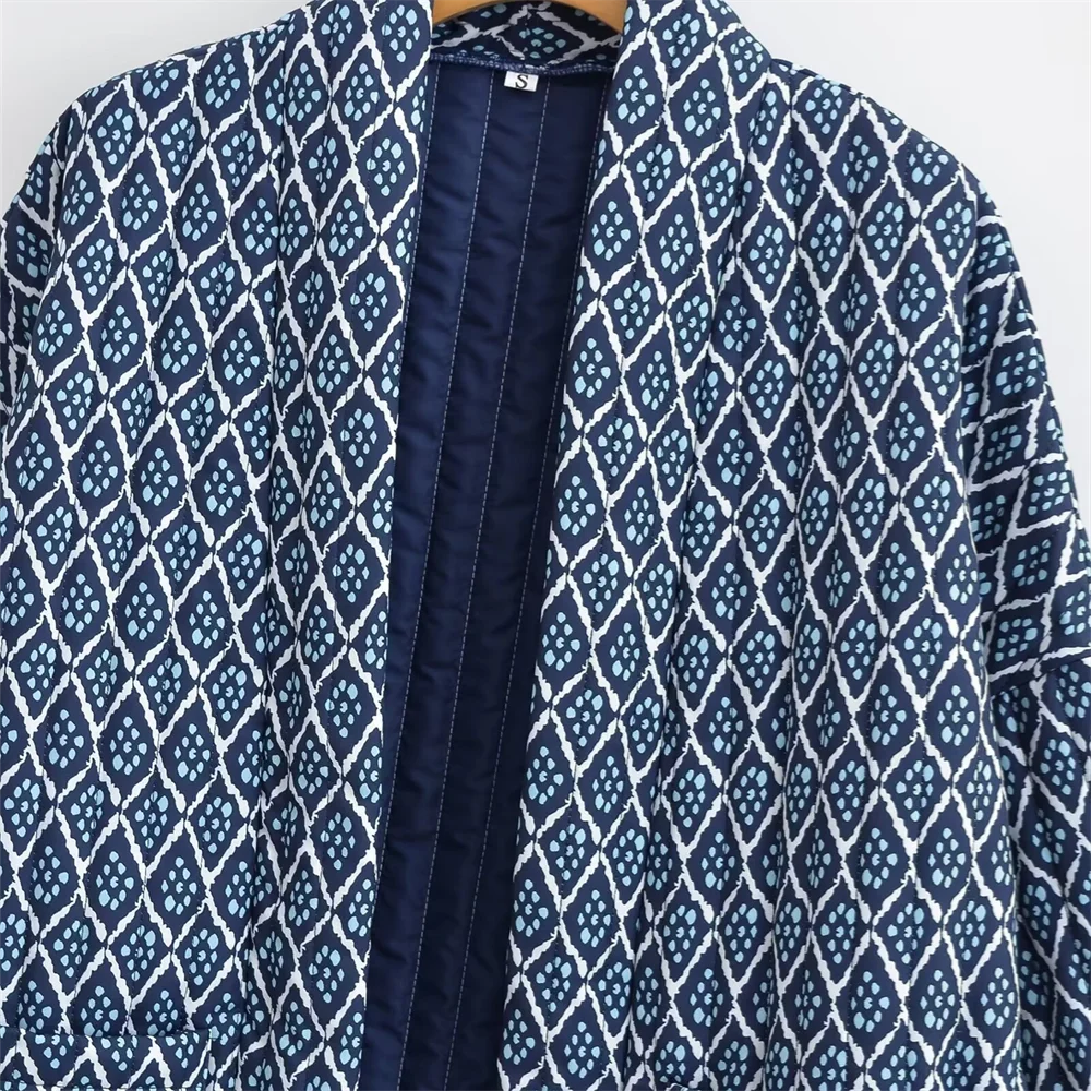 Grace Geometric Quilted Blazer Jacket