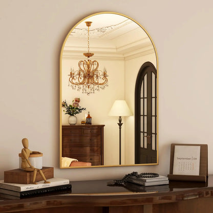 Percival Arched Framed Wall Mirror