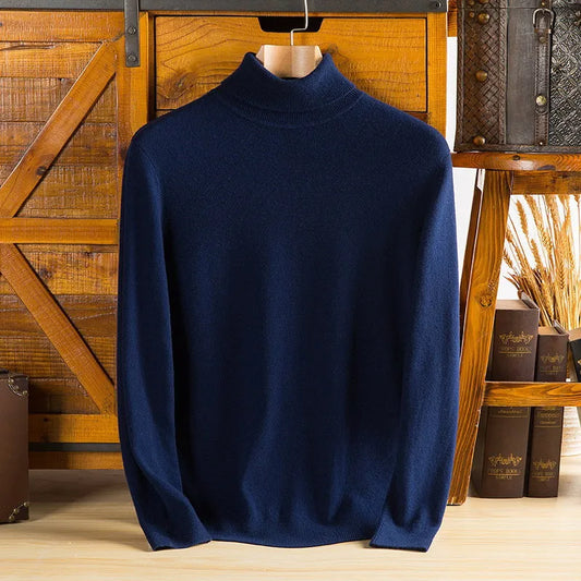 Monte Ombre Cashmere Turtleneck Sweater