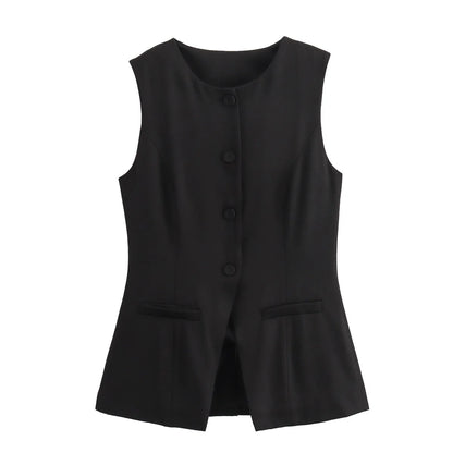 Vivienne Longline Tailored Waistcoat