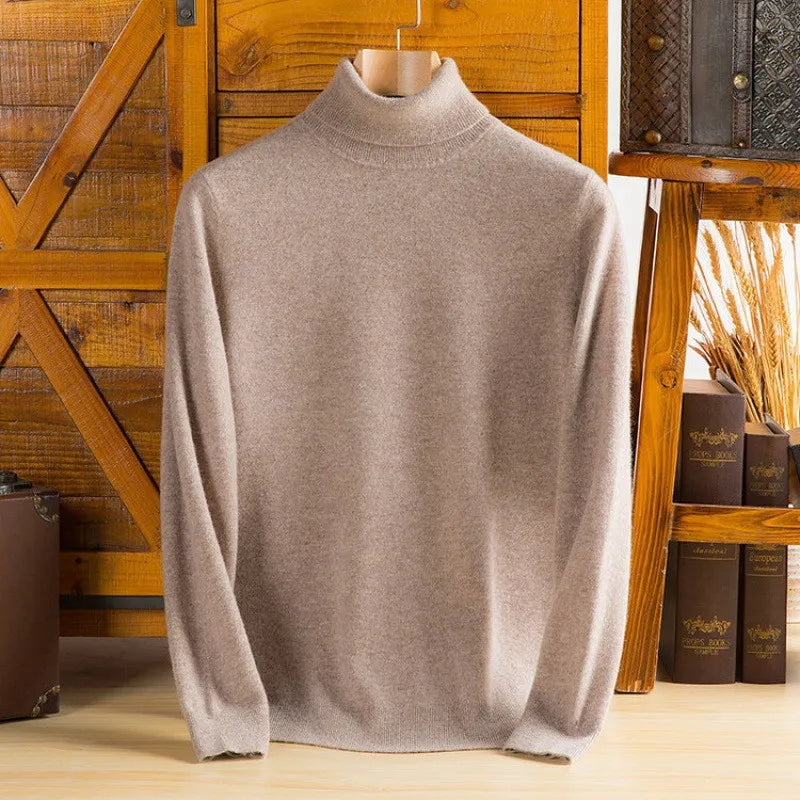 Monte Ombre Cashmere Turtleneck Sweater